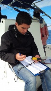 Goncalo (placement student) at work